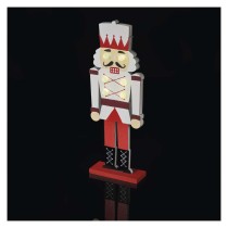 Dekoracje - 6 LED drewniany żołnierz 29 cm 1 × CR2032, ciepła biel, IP20