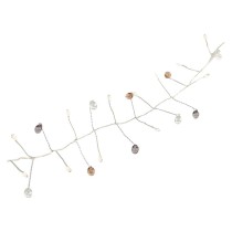 LED girlanda - kamienky, 1,2 m, 3x AA, vnútorné, teplá biela, časovač
