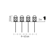 LED dekorácia – zapichovacie lampáše biele, vonkajšie aj vnútorné, studená biela