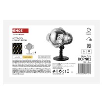 LED dekoratívny projektor – hviezdičky, vonkajší aj vnútorný, teplá/studená biela