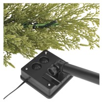 Gałązki LED z panelem solarnym, przeźroczyste, ciepła biel