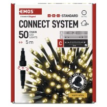 Standard LED Verbindungskette, 5 m, Außen/Innen, warm-weiß