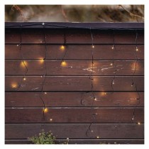 Standard LED spojovacia vianočná reťaz – cencúle, 2,5 m, vonkajšia, teplá biela