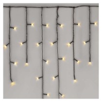 Standard LED spojovacia vianočná reťaz – cencúle, 2,5 m, vonkajšia, teplá biela