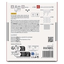 Standarta LED savienojošā virtene – lāstekas, 2,5 m, lietošanai ārā, silti balta