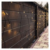 Štartovacia súprava pre spoj. reťaze Klasik – cencúle, 2,5 m, vonkajšia, teplá biela, čas.