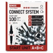 Základní sada pro spojovací řetězy Standard, 10 m, venkovní, studená bílá, časovač