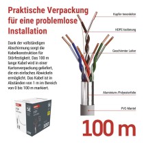 Datenkabel FTP 5E, 100m