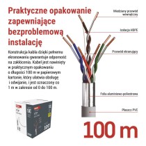 Kabel Ftp Cat5e, 100m