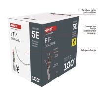 Kabel CAT5E FTP 100M
