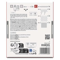 Standard LED spojovacia vianočná reťaz – sieť, 1,5x2 m, vonkajšia, studená biela