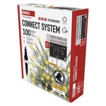 Standard LED spoj. reťaz blikajúca – cencúle, 2,5 m, vonkajšia, teplá/studená biela