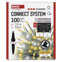 Stand. LED savienojošā virt., mirgojoša – lāstekas, 2,5 m, liet. ārā, silti/auksti balta