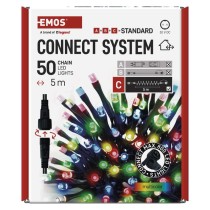 Standard LED spojovacia vianočná reťaz, 5 m, vonkajšia aj vnútorná, multicolor
