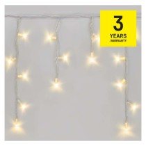 Profi LED spojovacia reťaz biela – cencúle, 3 m, vonkajšia, teplá biela