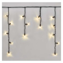 Profi LED sorolható füzér, villogó – jégcsapok, 3 m, kültéri, meleg fehér