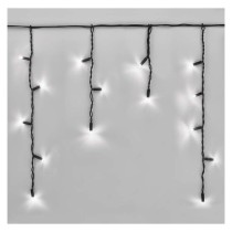 Profi LED spoj. reťaz preblikávajúca – cencúle, 3 m, vonkajšia, studená biela