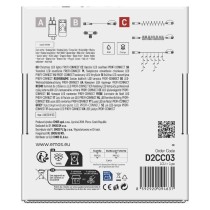 Profi LED savienojošā virtene, melna, mirgojoša – lāstekas, 3 m, liet. ārā, auksti balta