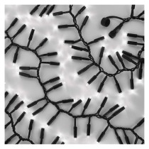 Profi LED sorolható füzér, fekete – süni, 3 m, kültéri és beltéri, hideg fehér