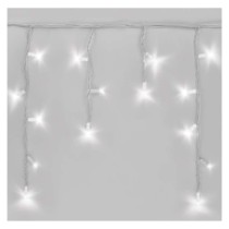 Profi LED spojovacia reťaz preblikujúca biela – cencúle, 3 m, vonk., studená biela