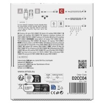 Oświetlenie łączone Profi- sople 50 LED 3m zimna biel, biały błyszcz. przewód IP44