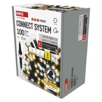 Profi LED sorolható füzér, villogó, 10 m, kültéri, meleg/hideg fehér