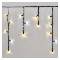 Profi LED sorolható füzér, villogó – jégcsapok, 3 m, kültéri, meleg/hideg fehér