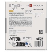 Oświetlenie łączone Profi- sople 50LED 3m, ciepła biel+zimna biel miga, czarny, IP44 