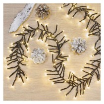 Lampki choinkowe LED Cluster, jeżyk, 960LED 7,2m, ciepła biel, 64 programów, IP44 timer