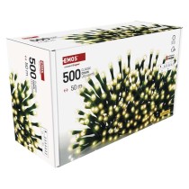 LED jõuluvalguskett, 50 m, õue/tuppa, soe valge, 8 režiimi, ajasti