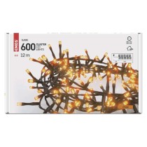 LED Weihnachtliche Lichterkette, 12 m, Außen und Innen, Vintage, Timer