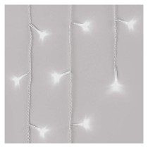 LED karácsonyi jégcsapok, 5 m, kültéri és beltéri, hideg fehér, távirányító, progr, időz.