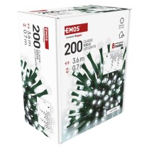 LED karácsonyi jégcsapok, 3,6 m, kültéri és beltéri, hideg fehér, programokkal