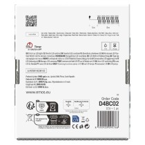 Lampki choinkowe LED Classic Cluster, jeżyk, 400 LED 8m, zimna biel, czarny, IP44, timer