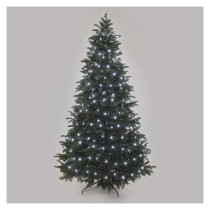 LED karácsonyi fényfüzér, 50 m, kültéri és beltéri, hideg fehér, progr, időz.