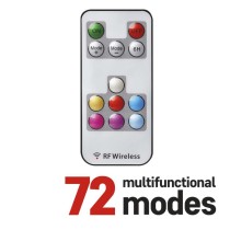 LED vianočná reťaz, 12 m, vonkajšia aj vnútorná, RGB, ovládač, programy, časovač