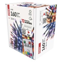 Lampki choinkowe Classic 160 LED 16m, RGB, 72 programy, pilot, IP44, timer