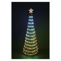 Dekoracje - rozkładana choinka LED z gwiazdą 180 cm, RGB, 16 programów, pilot, IP20, timer