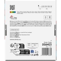 Lampki choinkowe 200 LED cherry 20m, multikolor, zielony przewód, IP44, 8 programów, timer