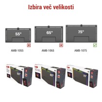 GoSmart Ambientna LED RGB osvetlitev za TV 75“ (189 cm)