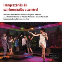 GoSmart kültéri LED reflektor, kezdő készlet, 3 darab, 14 W, RGBIC dimmelhető, WiFi