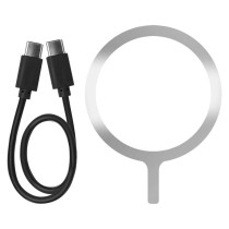 EMOS Powerbank WI 521, 5 000 mAh, 20 W+Wireless, fekete