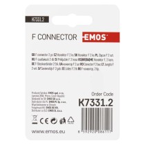 Konektor F vidlica pre koax CB50, CB100