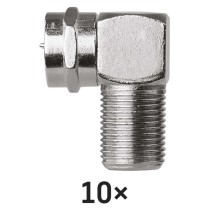 Redukcia F vidlica - F zásuvka, 10ks