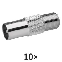 Redukcia F zásuvka - IEC vidlica, 10ks