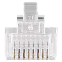 Konektor pre UTP kábel (lanko), priehľadná, 20 ks