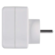 Rozbočovací zásuvka 1×, 1×USB-A+1×USB-C, bílá