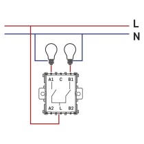 Serienschalter Nr. 5,  anthrazit