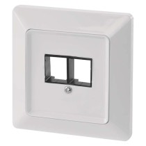 Abdeckung für datensteckdose 2xRJ45