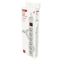 Listwa przeciwprzepięciowa EMOS, 6 gniazd, 5 m, biała
